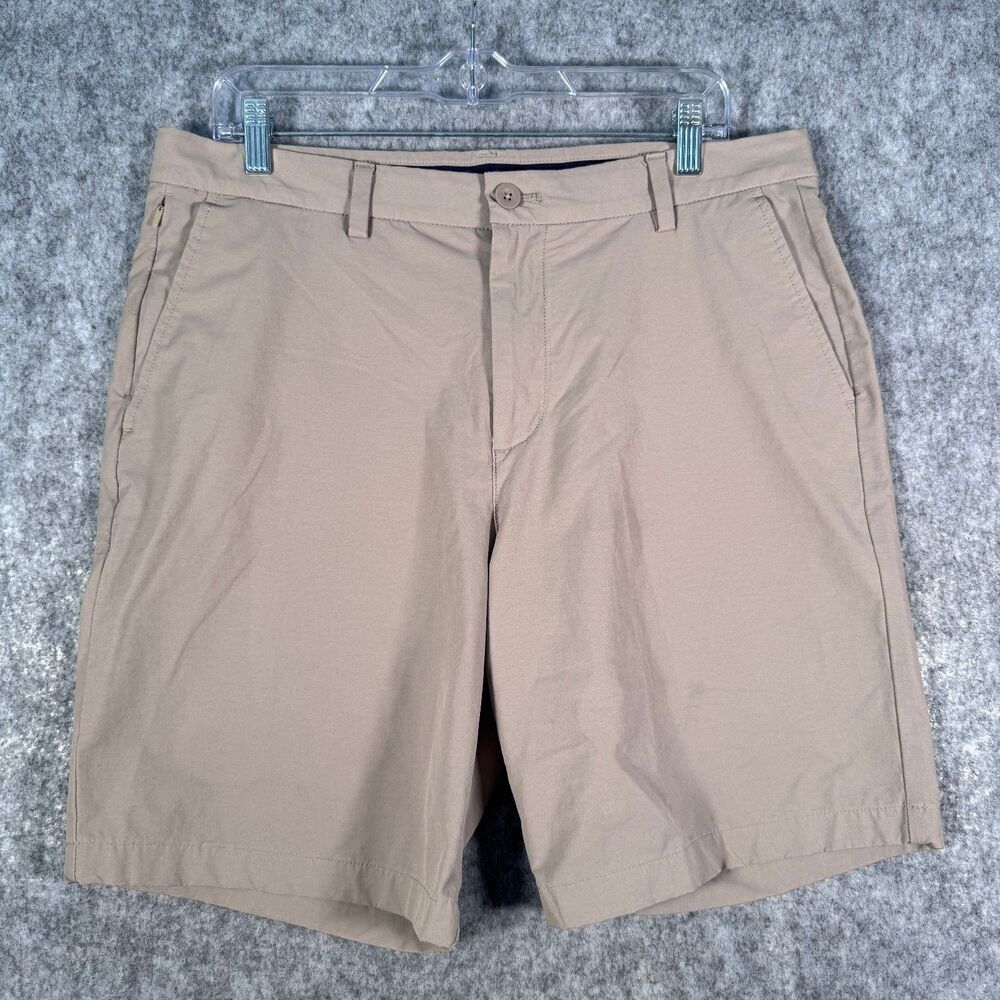 Vineyard Vines Shorts Mens 33x9 Beige OTG On The Go Chino Performance